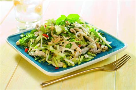 asian-style-poached-chicken-salad-healthy-food-guide image