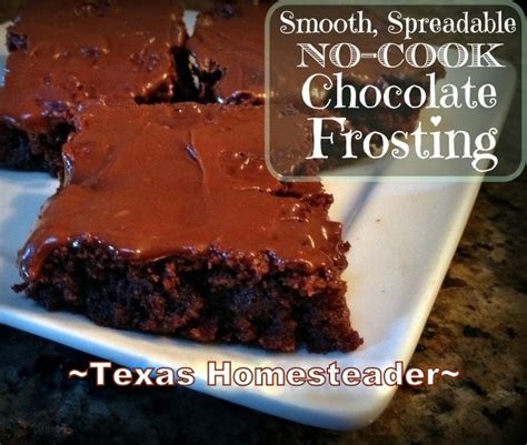 no-cook-chocolate-frosting-recipe-texas-homesteader image