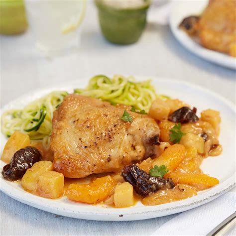 slow-cooker-chicken-thighs-with-ginger-prunes-and image