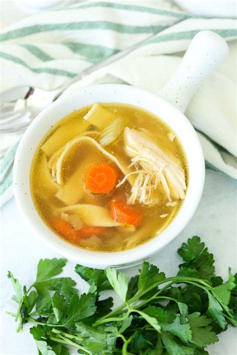 crockpot-chicken-noodle-soup-recipe-happy-healthy image