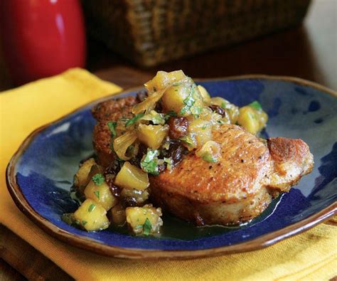 pan-seared-pork-chops-with-apple-ginger-chutney image