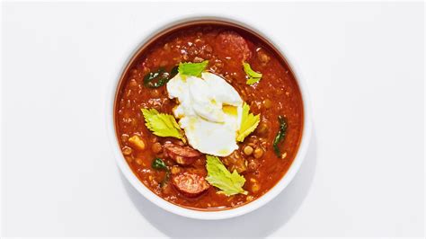 kielbasa-and-lentil-soup-recipe-bon-apptit image