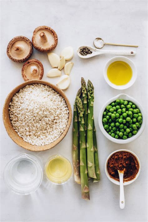 vegan-risotto-with-miso-and-spring-vegetables image