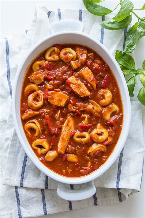 chicken-marinara-and-tortellini-skillet-meal-real image