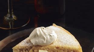 buttermilk-spice-cake-with-pear-compote-and-creme image