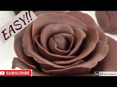 how-to-make-a-chocolate-rose-easy-cake image