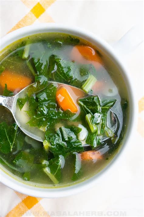 fresh-turnip-green-soup-recipe-masala-herb image