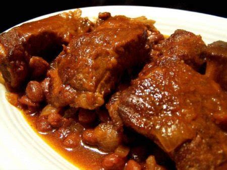 spicy-sweet-crock-pot-ribs-and-beans-foodgasm image