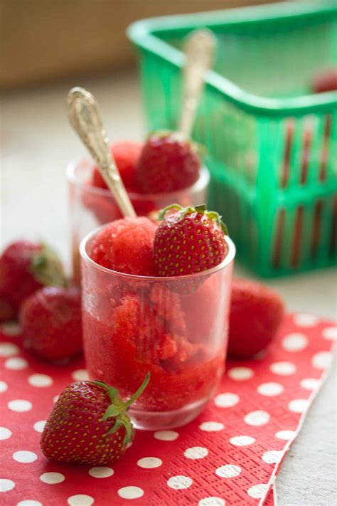 berry-quick-no-churn-strawberry-basil-blender-sorbet image