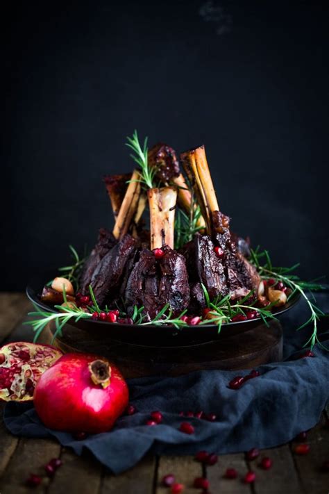 moroccan-braised-lamb-shanks-with-pomegranate image