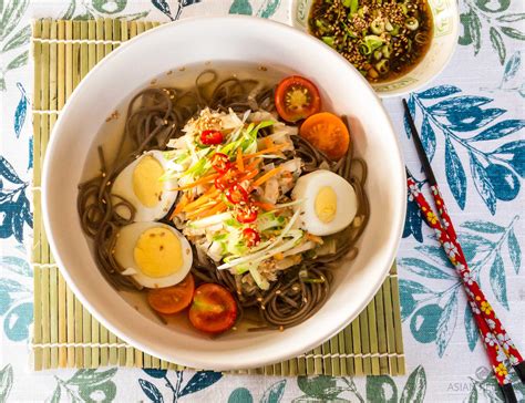 korean-cold-buckwheat-noodles-in-a-chilled-broth-asian image