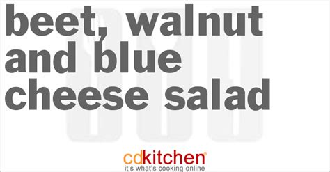 beet-walnut-and-blue-cheese-salad image
