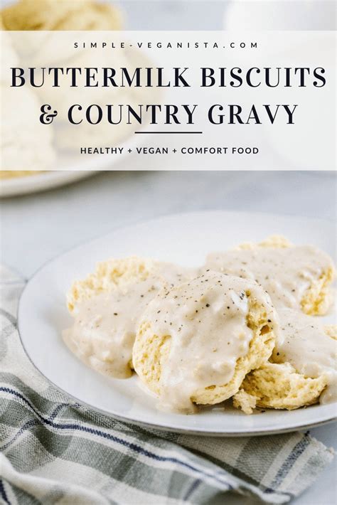 vegan-buttermilk-biscuits-country-gravy-the image