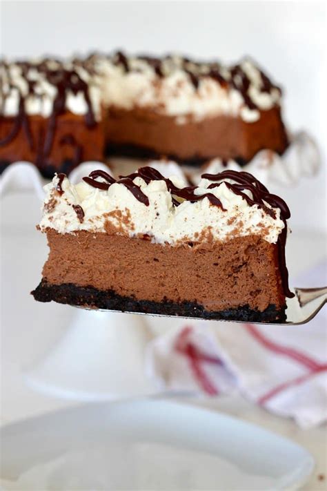 triple-chocolate-mousse-cheesecake-the-bakermama image