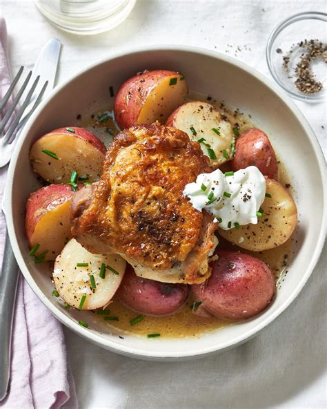 slow-cooker-chicken-and-potatoes-recipe-kitchn image