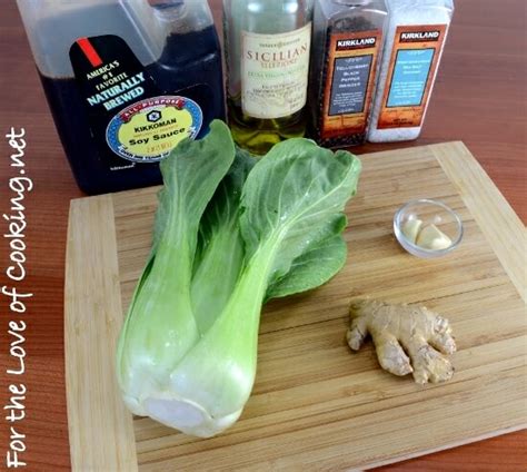 garlic-ginger-bok-choy-saut-for-the-love-of-cooking image