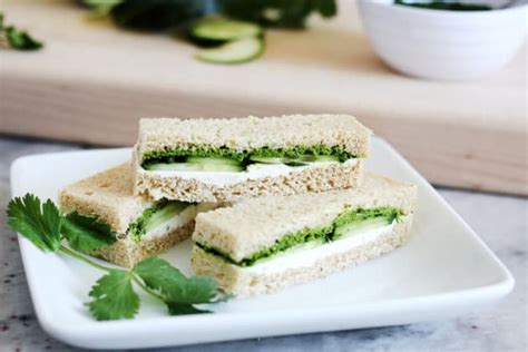 cucumber-and-mint-cilantro-chutney-tea-sandwiches image