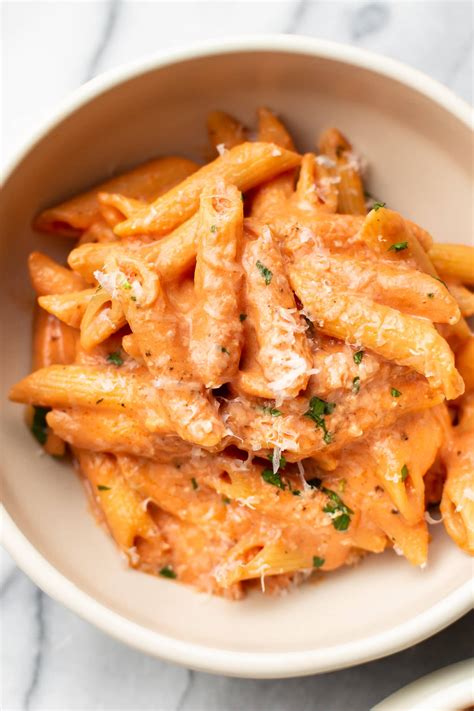 super-easy-creamy-tomato-pasta-salt image