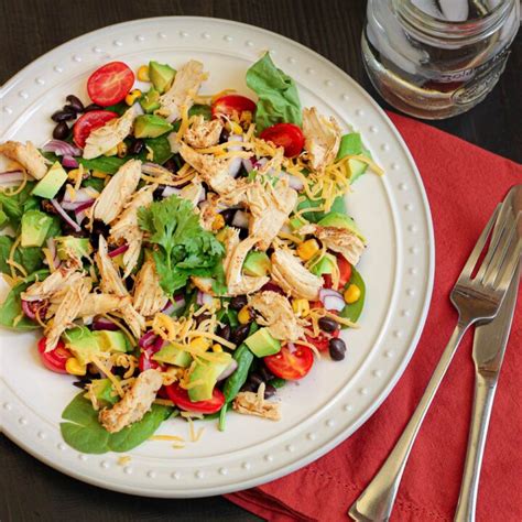 santa-fe-salad-with-chicken-corn-and-black-beans image