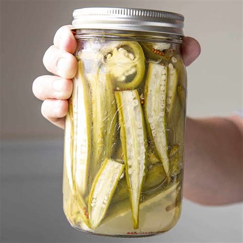 quick-pickled-okra-recipe-chili-pepper-madness image