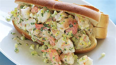 shrimp-salad-rolls-with-tarragon-chives-finecooking image