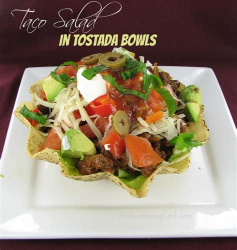 taco-salad-in-edible-tostada-bowls-the-gardening-cook image