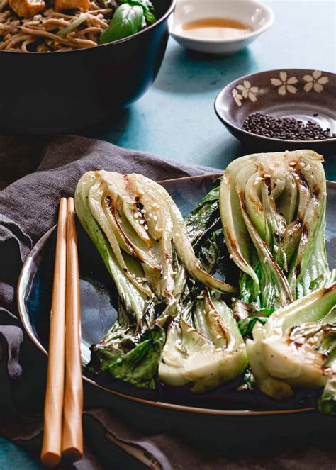 grilled-baby-bok-choy-simple-asian-side-dish image