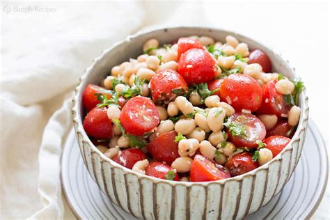 white-bean-and-cherry-tomato-salad-recipe-simply image