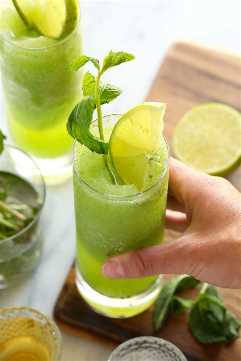 frozen-mojitos-made-with-real-mint-fit-foodie-finds image