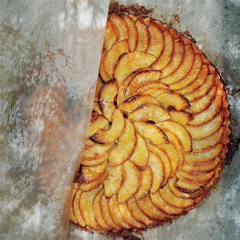 apple-tart-with-apricot-glaze-recipe-frank-stitt-food image