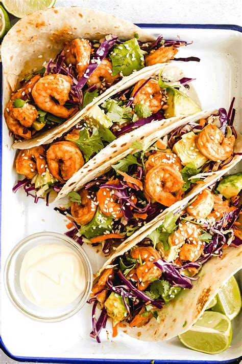 shrimp-tacos-with-asian-cabbage-slaw-easy image