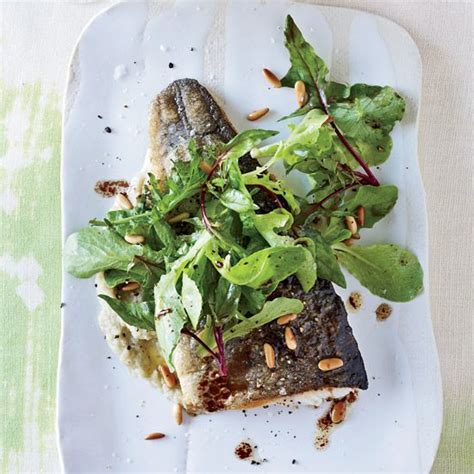 trout-with-warm-pine-nut-dressing-and-fennel-puree image