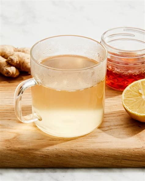 how-to-make-ginger-tea-recipe-2-ingredients-kitchn image