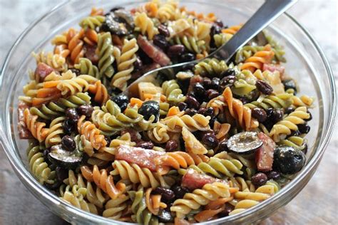 pasta-salad-with-salami-and-olives-one-hundred image