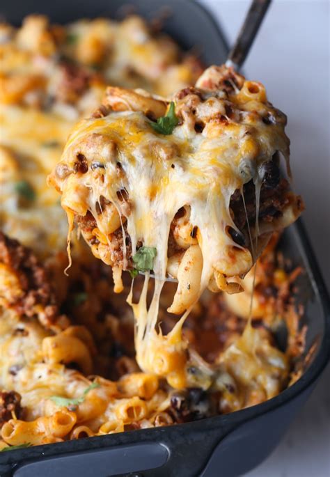 cheesy-chili-mac-casserole-easy-comfort-food-dinner image