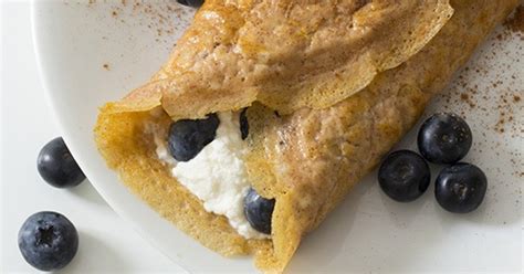 keto-blueberries-cream-crepes-low-carb-breakfast image