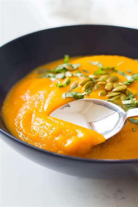 butternut-squash-and-carrot-soup-recipe-leelalicious image