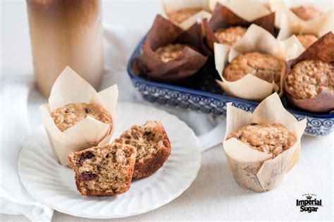 applesauce-spice-muffins-with-dried-cranberries image