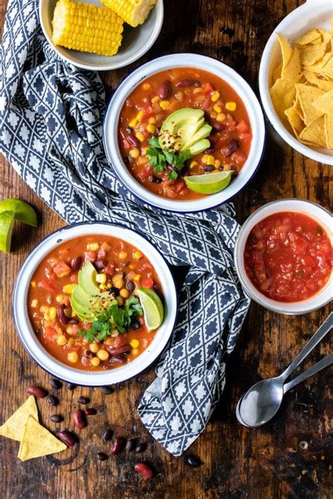 easy-mexican-bean-soup-veggie-desserts image