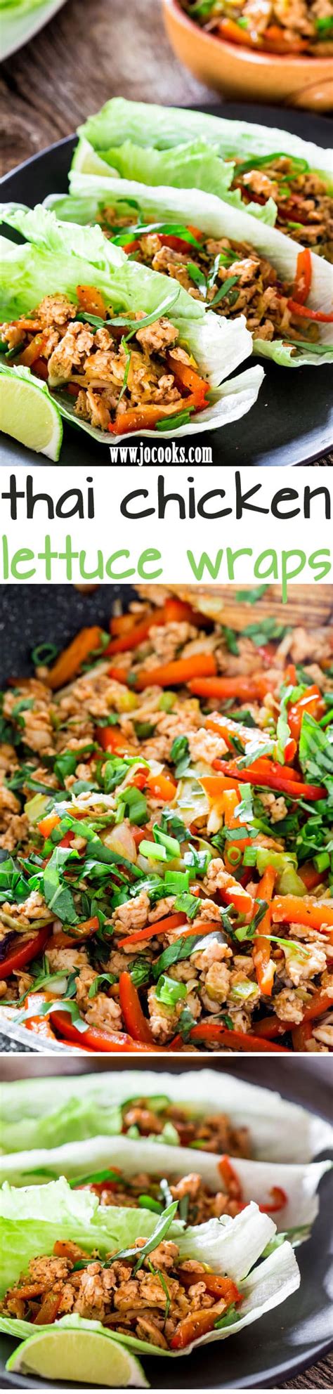 thai-chicken-lettuce-wraps-jo-cooks image