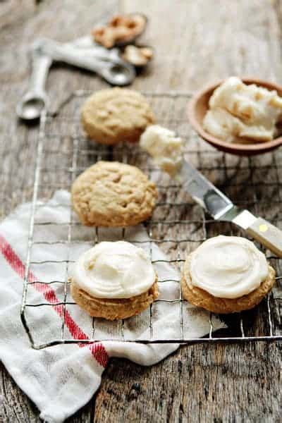 cashew-cookies-with-brown-butter-frosting-my-baking image