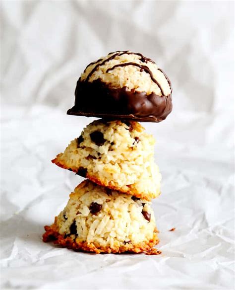 gluten-free-coconut-macaroons-crispy-chewy-dairy image