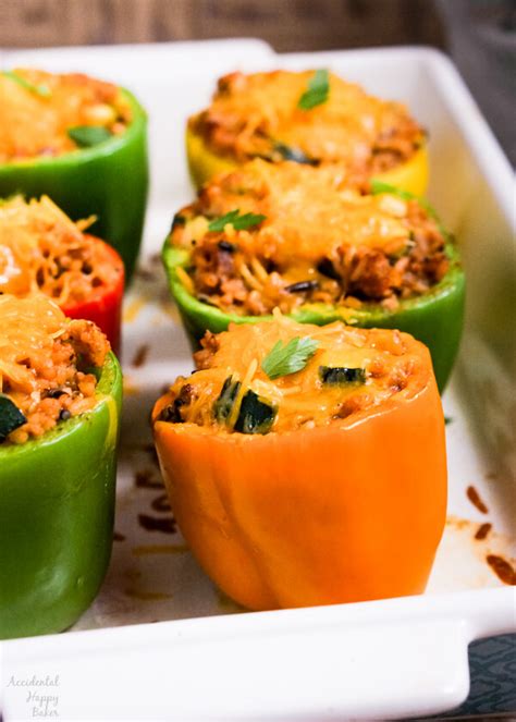 wild-rice-stuffed-peppers-accidental-happy-baker image