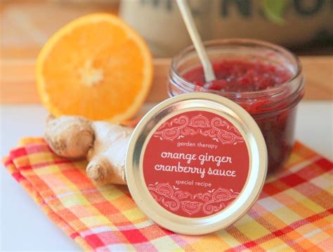 orange-ginger-cranberry-sauce-recipe-garden-therapy image