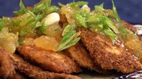 coconut-chicken-cutlets-recipe-rachael-ray-show image