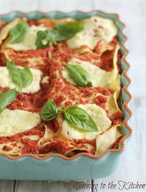 simple-summer-lasagna-recipe-running-to-the-kitchen image