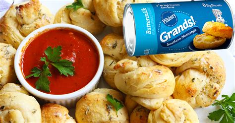 canned-biscuits-garlic-knots-recipe-diy-joy image