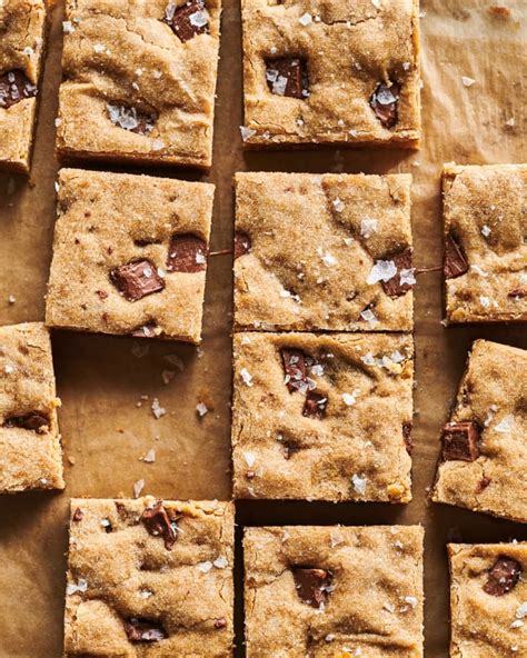 salted-toffee-and-brown-butter-blondies-recipe-kitchn image
