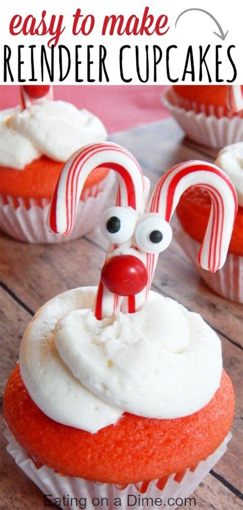 adorable-reindeer-cupcakes-eating-on-a-dime image