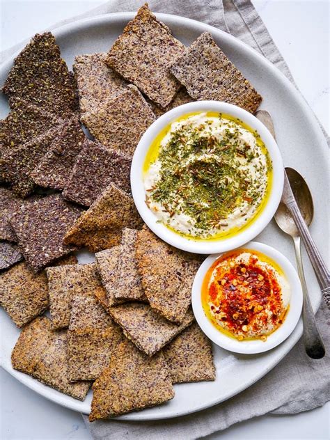 easy-crunchy-flaxseed-crackers-nourish-every-day image